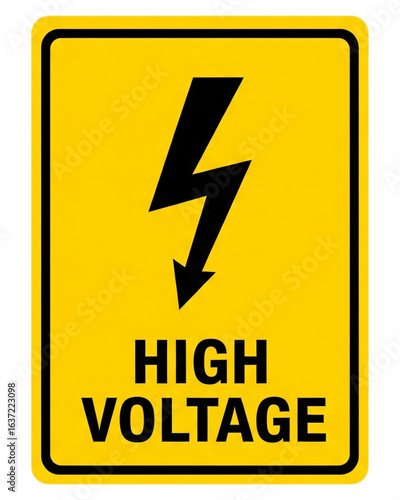high voltage sign