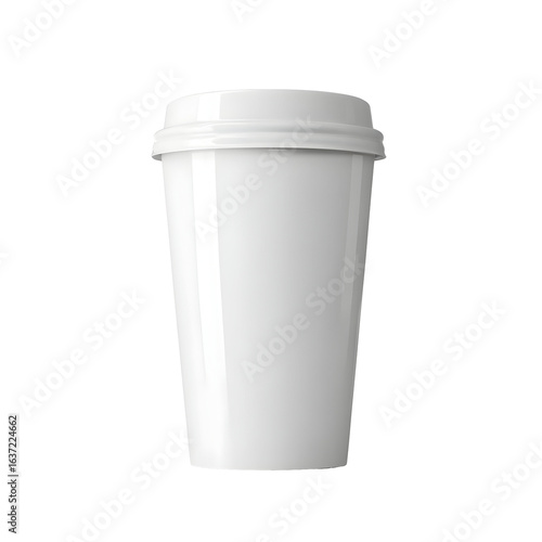 Wallpaper Mural White disposable coffee cup mockup Torontodigital.ca