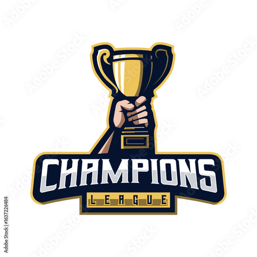 Trophy Logo for Champions League