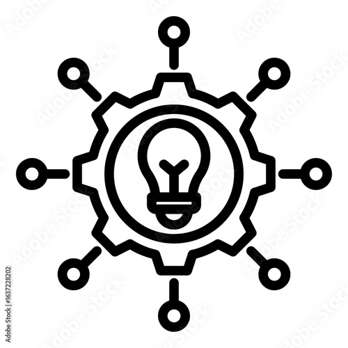 Innovation Hub  Icon Element For Design