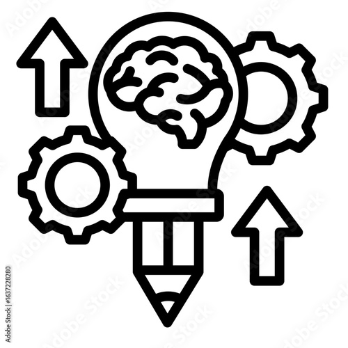 Design Thinking  Icon Element For Design