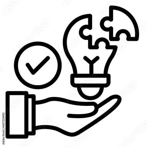 Problem Solver  Icon Element For Design