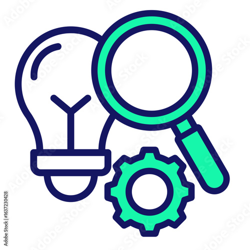 R&D Lab  Icon Element For Design