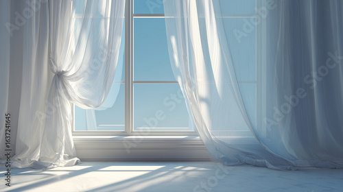 window with curtains