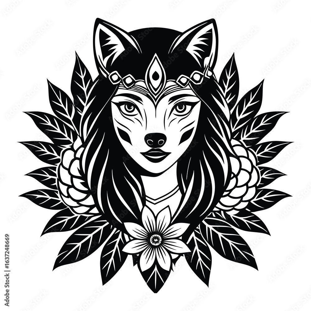 Fototapeta premium Native American svg