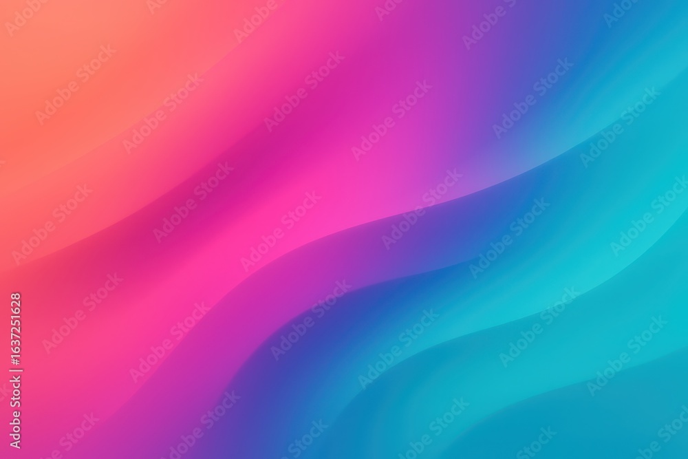 Fototapeta premium Dynamic multicolored gradient background transitioning through vibrant spectrum of contemporary colors