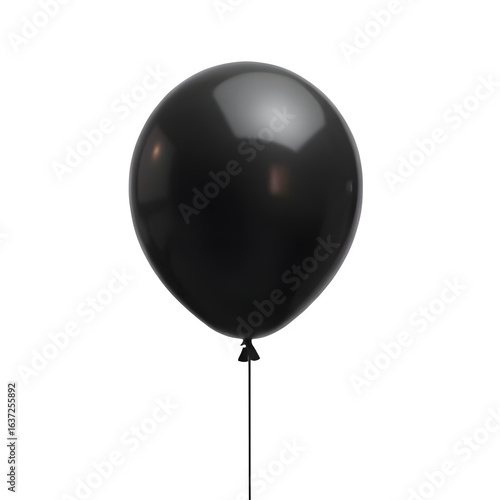 black balloon PNG