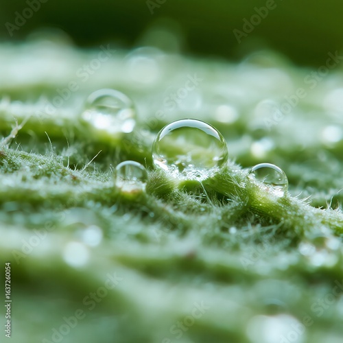 water drops on green grass