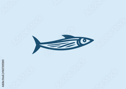 Anchovy logo representing agility, simplicity, and ocean life.