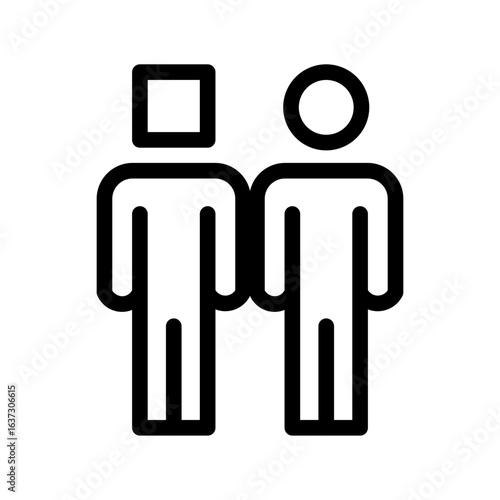 difference line icon