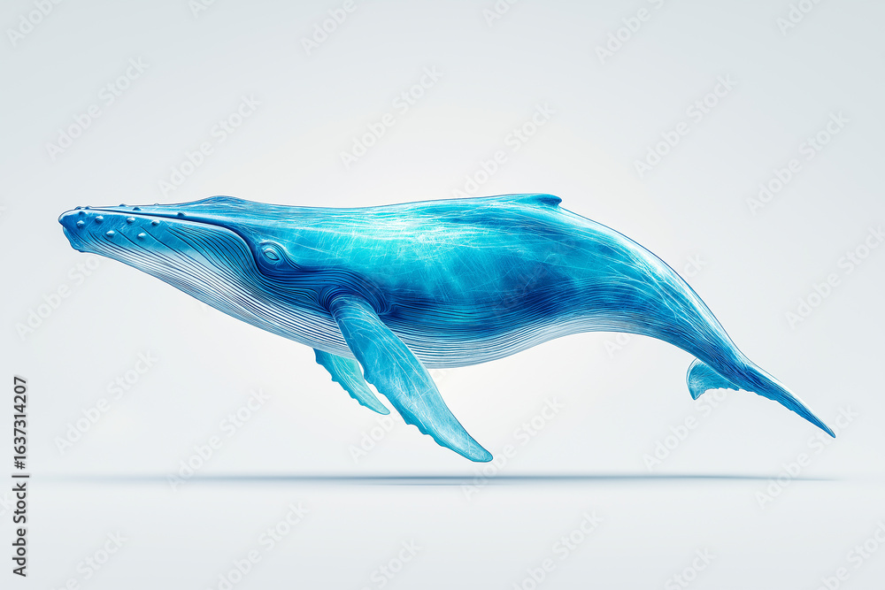 Fototapeta premium whale, blue whale, shark, fish, sea, animal, dolphin, ocean, underwater, vector, water, blue, illustration, isolated, white, nature, fin, swimming, cartoon, marine, predator, mammal, wildlife, teeth, 