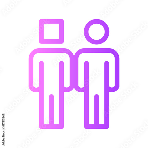 difference gradient icon