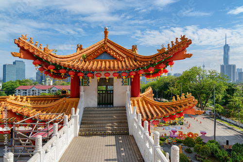 Photography Awesome view of the Thean Hou Temple, Kuala Lumpur, Malaysia