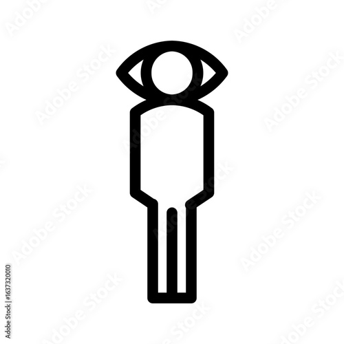 watcher line icon
