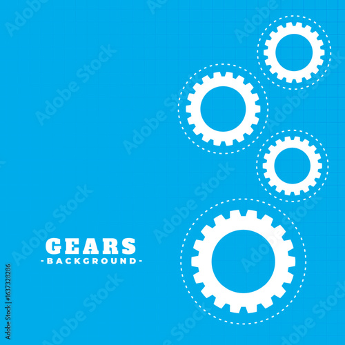 abstract mechanical gear or cogwheel background design