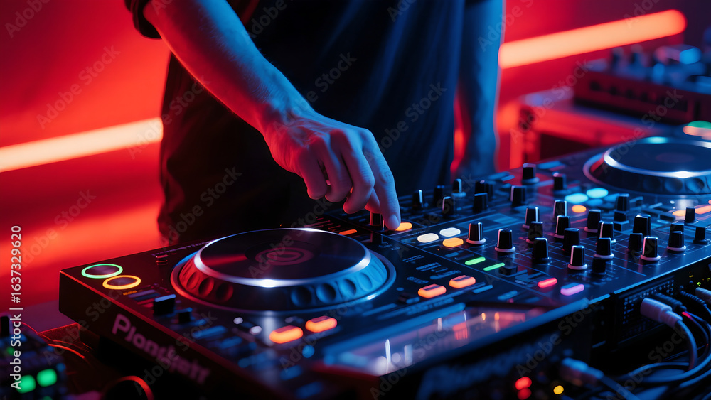 Obraz premium dj at work