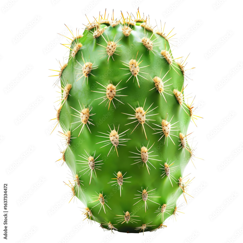 Close-up of a vibrant green cactus, densely covered in tiny, light-yellow spines Close-up of a vibrant green cactus, densely covered in tiny, light-yellow spines