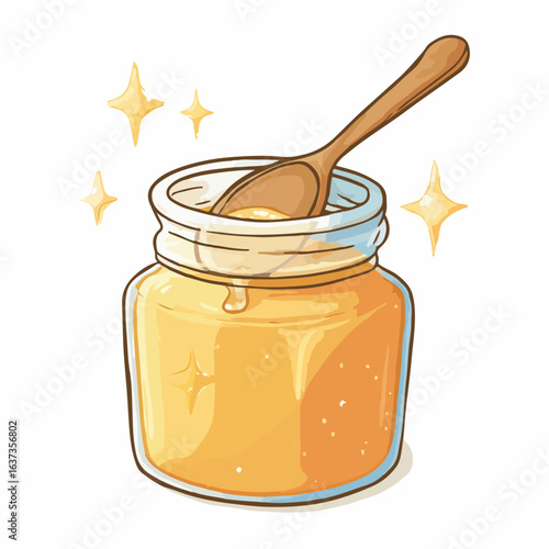 Honey vector diagram, exquisite vector diagram