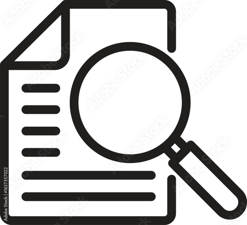 case study, Paper icon