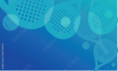 Cool editable vector background of padel tennis great for your graphic resources	