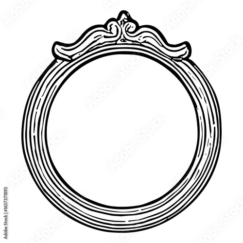 Classic Round Beaded Frame