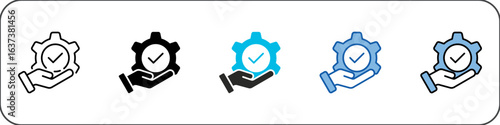 Optimization Icon Pack Multistyle Illustration