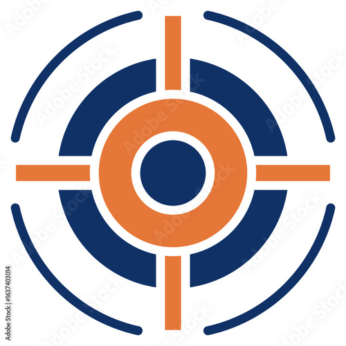 Scope solid color icon