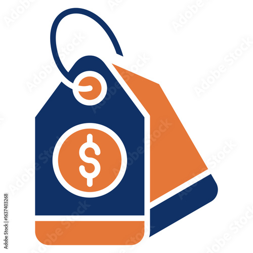 Price solid color icon