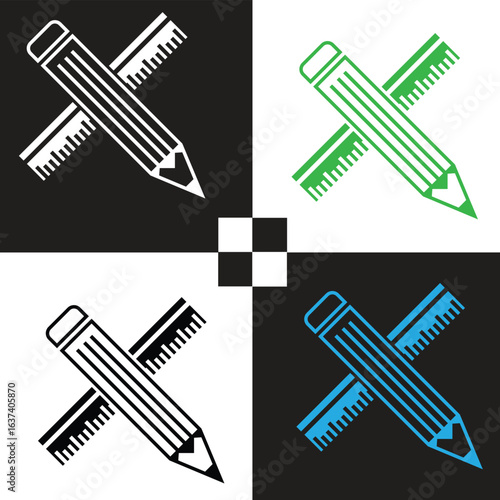 pencil icons