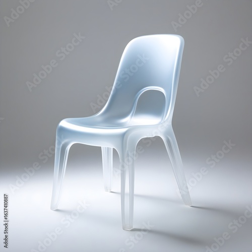 Elegant White Chair – Soft Focus