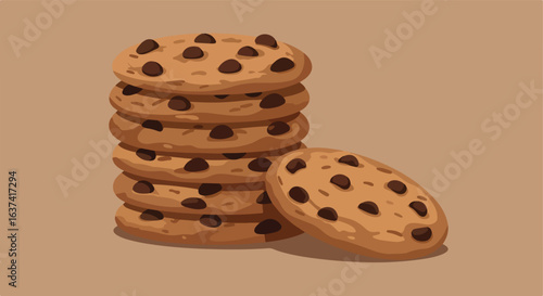 Stack of Delicious Cookies