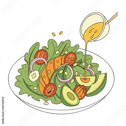 Salad Food Vactor