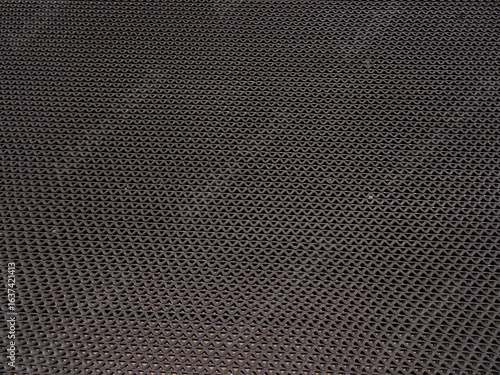 波模様のゴムマットのテクスチャ