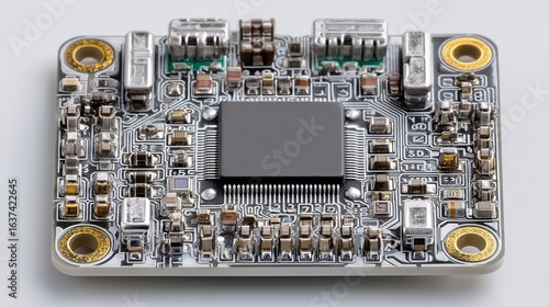 High-Resolution Circuit Board Component Layout for Electronic Design Projects