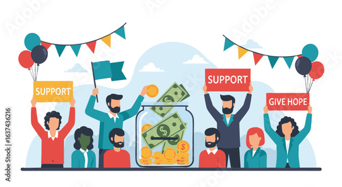 Community Fundraising and Donation Event for Charity