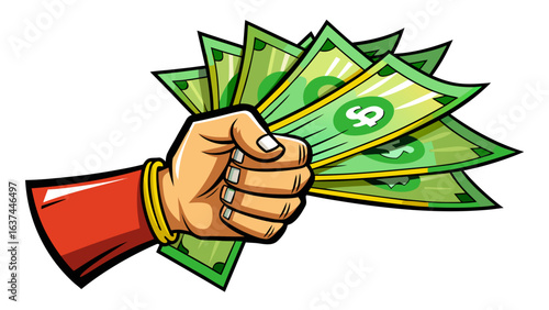 thumbs up and down with dollar