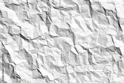 Crinkled white paper texture (4)