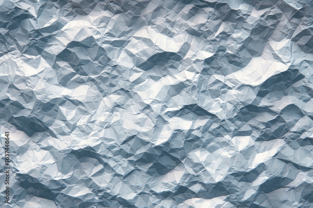 Obraz premium Crinkled light-gray paper texture
