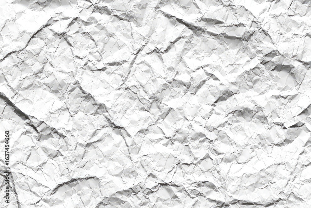 Obraz premium Crumpled white paper texture (14)