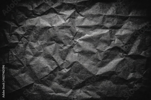 Wallpaper Mural Dark crumpled paper texture Torontodigital.ca