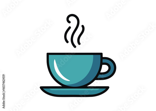 Coffee cup vector illustration, coffee cup icon