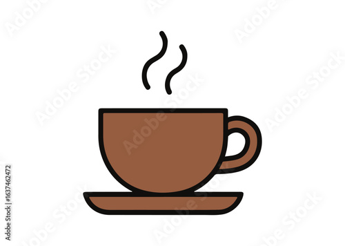 Coffee cup vector illustration, coffee cup icon