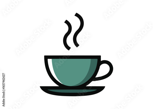 Coffee cup vector illustration, coffee cup icon