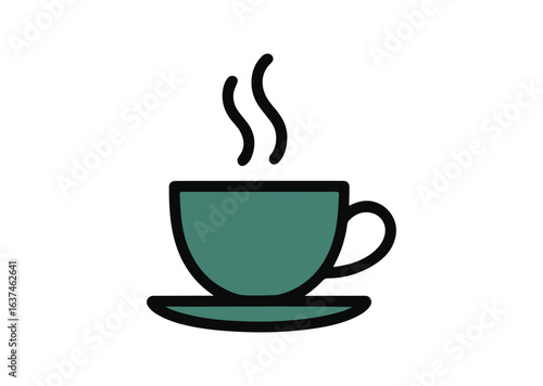 Coffee cup vector illustration, coffee cup icon
