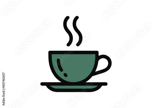 Coffee cup vector illustration, coffee cup icon