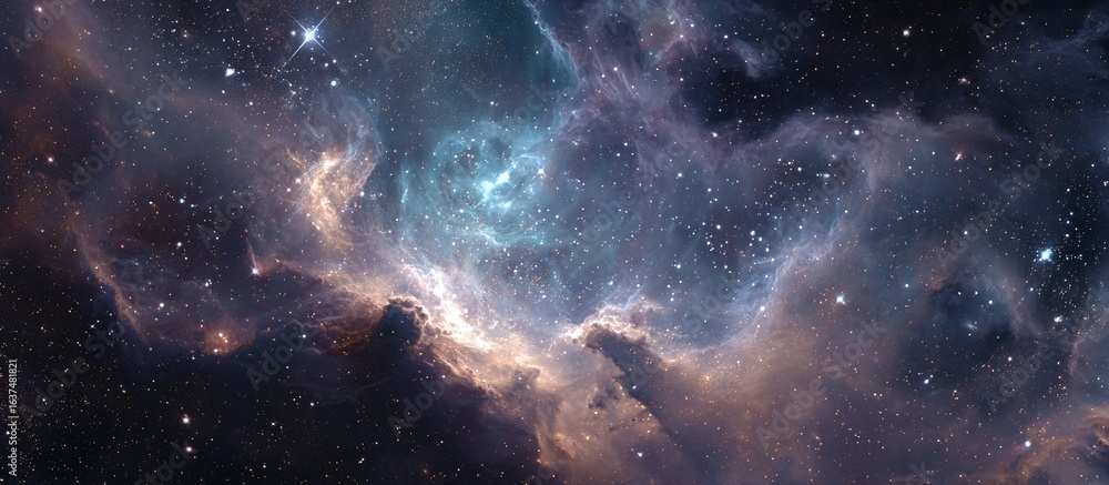 Fototapeta premium Cosmic Horizons Unveiled (5)