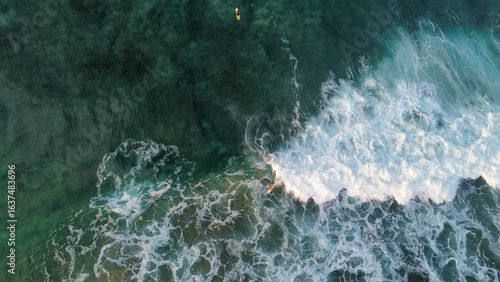 Wallpaper Mural Surfers above the Hikkaduwa reef in Sri Lanka Torontodigital.ca