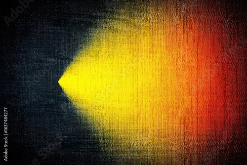Abstract painting with dark-to-light color gradient