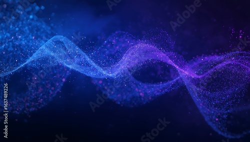 abstract blue background with dna