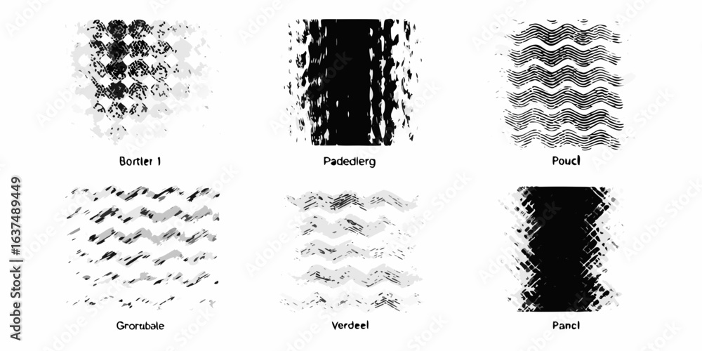 Abstract grunge textures and patterns in black and white Abstract grunge textures and patterns in black and white